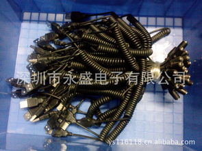 深圳供应白色充电弹簧线 PU车充弹簧线的环保优势与应用解析